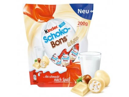 Kinder Schoko-Bons Białe z orzechami laskowymi 200g