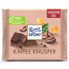Ritter sport gorzka czekolada z kawą i płatkami 100g