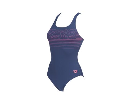 002841 790 W LOGO STRIPES V BACK ONE PIECE B 001 FL S
