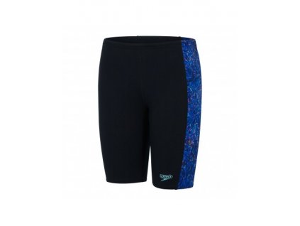 speedo junior boys digi allover panel jammer blackblue