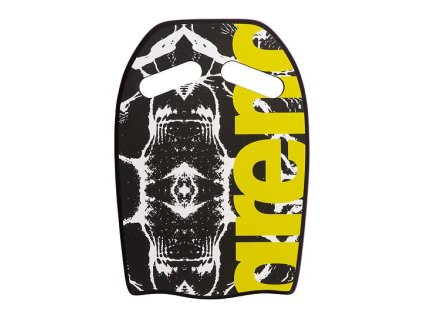 Arena Printed Kickboard Plum Artic Lime