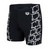 Arena Men's Swim Mid Jammer Graphic Black plavky