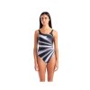 Arena Womens Glow Swimsuit plavky dámské vcelku černé