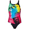 arena g rock jr swim pro back one piece 002298509 black freak rose costume nuoto bambina