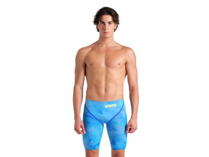 ZÁVODNÍ PLAVKY ARENA POWERSKIN CARBON GLIDE JAMMER TIE-DYE MODRÁ