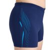ARENA PERFORMANCE BOYS' GRAPHIC SWIM SHORTS NAVY