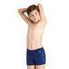 ARENA PERFORMANCE BOYS' GRAPHIC SWIM SHORTS NAVY