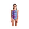 ARENA PERFORMANCE GIRLS' RACING STRIPE LIGHT DROP BACK