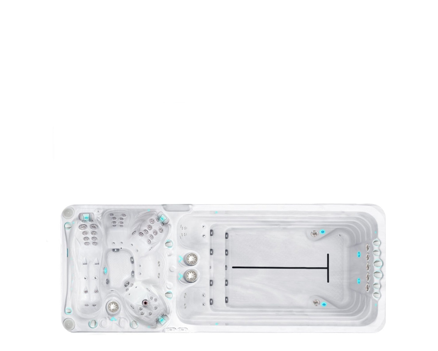 DOPORUČENÉ DVOUZÓNOVÉ SWIM SPA