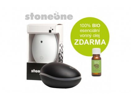 Ultrasonický aroma difuzér Hanscraft STONEONE černý