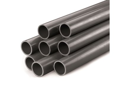 Trubka PVC 125x4,8mm PN 10 šedá (délka trubky 5m)