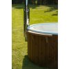 HOT TUB 200 sklolaminát - vestavěná kamna (MODŘÍN)