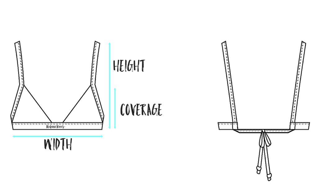 DVOUDÍLNÉ PLAVKY TRIANGLE TOP