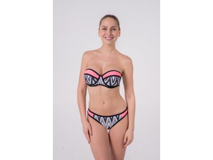Vagabond Underwire Bandeau / Dual Side Stripe (Velikost XL, Díl Vrchní)