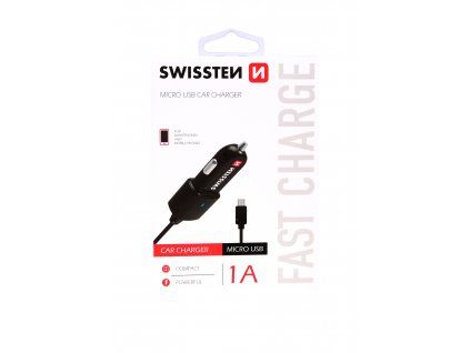 SWISSTEN CL AUTONABÍJEČKA MICRO USB 1A POWER