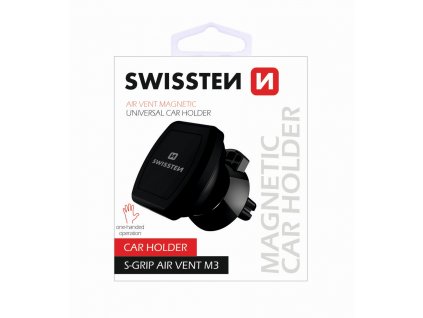 Magnetický držák SWISSTEN S-GRIP Air Vent M3 je vhodný do jakékoli ventilace.