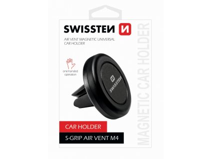 Magnetický držák SWISSTEN S-Grip M4 je vhodný do jakékoli ventilace.