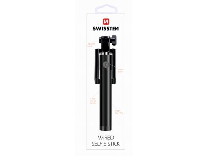 SWISSTEN selfie tyč 3,5 jack