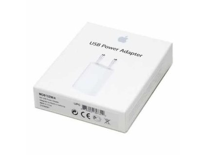 Originální nabíjecí adaptér APPLE 1 A (retail pack)
