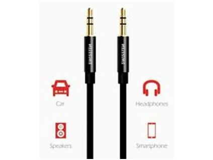 SWISSTEN audio kabel jack 3,5 mm / jack 3,5 mm, délka 1,5 m