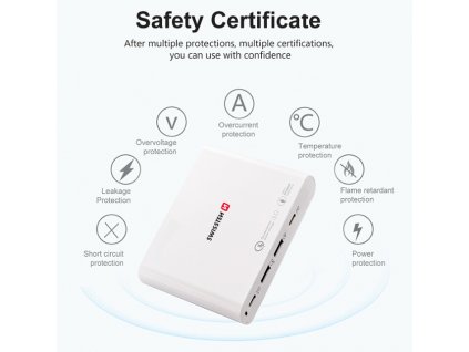 SWISSTEN síťový adaptér 87 W PD3.0 & QC3.0 PPS