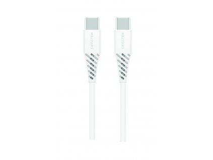 SWISSTEN datový kabel tpe USB-C / USB-C power delivery 5 A (100 W) 1,5 m bílý + Dárek: Doprava Zásilkovnou ZDARMA
