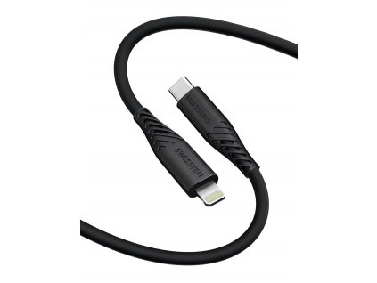 Datový kabel Soft silicone USB C:lightning 1,5 m 1