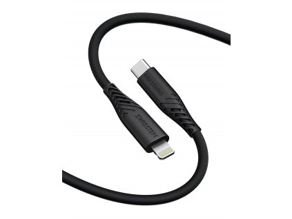 Datový kabel Soft silicone USB C:lightning 1,2 m 1