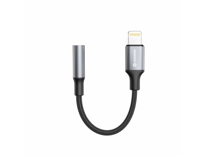 audio adaptér lightning aux černý 1