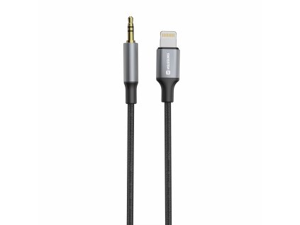 audio adaptér lightning jack černý 1