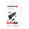 SWISSTEN CL AUTONABÍJEČKA USB-C A USB 2,4A POWER