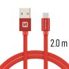 SWISSTEN datový kabel USB-A / USB-C, s textilním opletem, délka 2,0 m