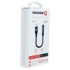 SWISSTEN audio adaptér USB-C / jack 3,5 mm, délka 0,15 m