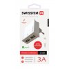 SWISSTEN SLIM cestovní síťová nabíječka, 2xUSB, 3A + kabel USB/Lightning