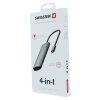 SWISSTEN USB-C hub 4-in-1 (4x USB 3.0)  v hliníkovém těle