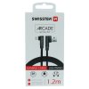 SWISSTEN textilní datový kabel Arcade USB-A / Lightning, délka 1,2 m