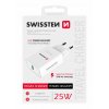 SWISSTEN síťový adaptér Power Delivery 25 W pro iPhone a Samsung
