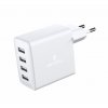 SWISSTEN síťový adaptér 4x USB 4A 20 W bílý