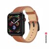 SWISSTEN strap for Apple Watch leather, 42 / 44 / 45 / 49 mm