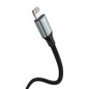 SWISSTEN Datový textilní kabel USB-A/Lightning, délka 1,5 m