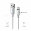 SWISSTEN Datový textilní kabel USB-A/Lightning, délka 1,5 m