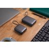 SWISSTEN Powerbanka 20 000 mAh 45 W s integrovanými kabelem USB-C, vesmírně stříbrná