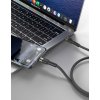 SWISSTEN Datový video kabel USB 4.0, USB-C, 240 W, 8K@60Hz, 40 GB/s, TB3 & TB4, 1,5 m, černý