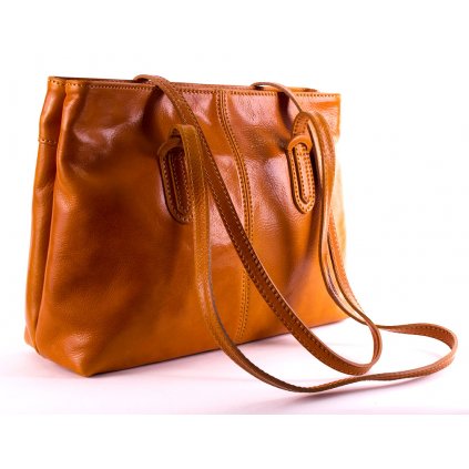 Kožená kabelka Borse in Pelle  CAMEL