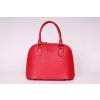 Kvalitní Kožená kabelka Borse in Pelle  ČERVENÁ
