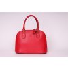 Kvalitní Kožená kabelka Borse in Pelle  ČERVENÁ