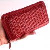 Kožená dámská peněženka   ČERVENÁ