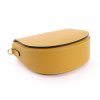 Kožená kabelka Vera Pelle  MUSTARD/ŽLUTOHNĚDÁ