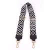 Látkový přídavný popruh bílo-černý