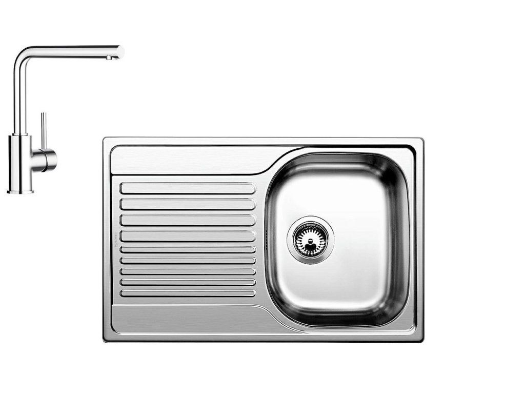 Blanco set TIPO 45 S Compact a MILA chrom